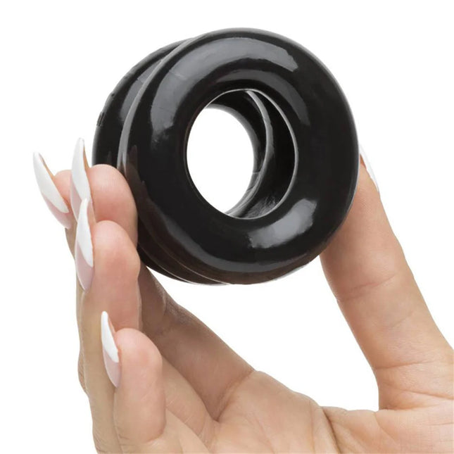 Thicked Semen Lock Ring Male Penis Ring Reusable Delay Ejaculation Lasting Scrotum Lock Ring Sex Toys for Men Adult Products