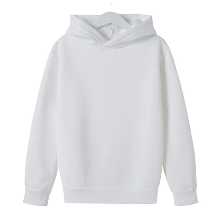 Spring and Autumn Kids Hot selling Hoodies 2-12 Year Old Boys and Girls Casual Hoodies Top Solid Color Sports Hoodies