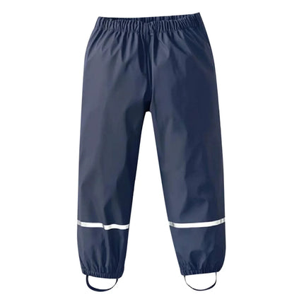 Kids Raincoat Rain Pants Waterproof Cartoon Children's Kids Rain Dungarees Mud Trousers Waterproof Breathable for Girls Boys