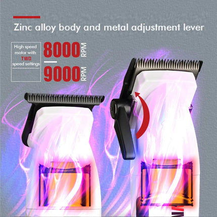 Hair Clippers Professional Kit with DLC Blade 10000RPM Professional Barber Hair Cutting Machine Wmark NG8632KIT JUCAI JC10000