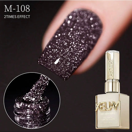 15ml Broken Diamond Halloween Christmas Nails Gel Nail Polish Adhesive Burst Flash Maillard Broken Diamond Adhesive