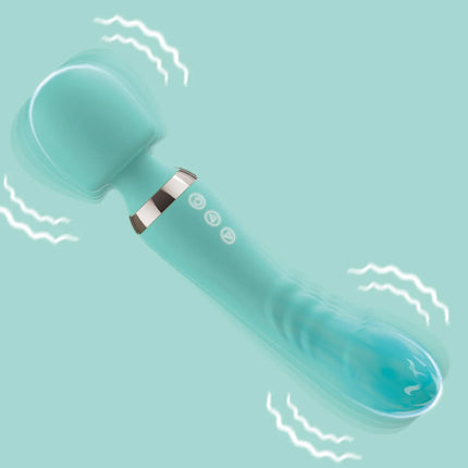 Double head vibration G Spot Vibrator Wand Womens Sex Toys Adult Sex Toys with 10 Vibrations Female Sex Toy Vibrater Dildo