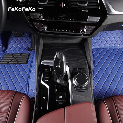 Custom Car Floor Mats For VW Polo Polo-Plus Polo-GTI Auto Carpets Foot Coche Accessorie