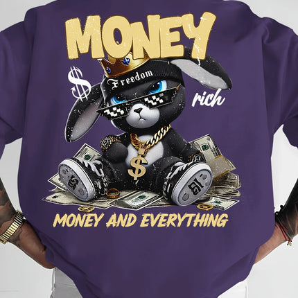 The new men's T-shirt for summer 2025 is a casual, fashionable, sporty, breathable, soft, and simple 3D letter print.