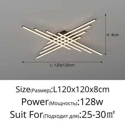 Fixtures Ceiling Light Geometric Aesthetics For Living Room Bedroom Dining Room Black Chandelier Ceiling Lamp Fixtures Home Lamp