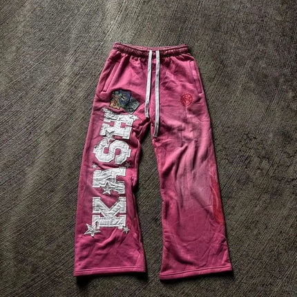 2026 New High Street Trendy Pants High Street Ins Trendy Men's and Women's Loose Straight Tube 3D PrintingPrinted Casual Pants