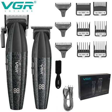 VGR Professional Hair Trimmer Barber Electric Hair Clipper Beard Hair Cutting Machine Haircut Trimer For Men V-640