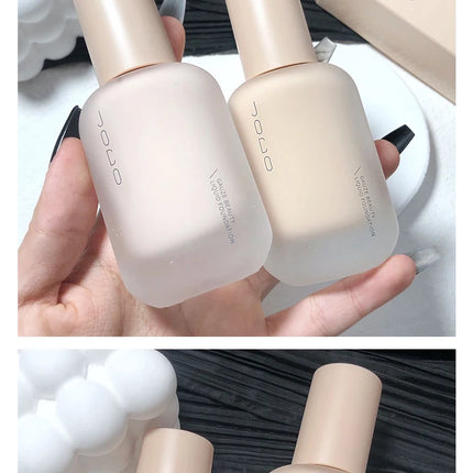 JOCO Yayasan Cecair Wajah Krim Liputan Penuh Concealer Pemutihan Pelembap Perlindungan Kalis Air Tempat Gelap Tatu Kontur Makeup