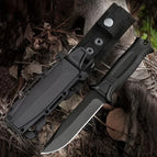black handle
