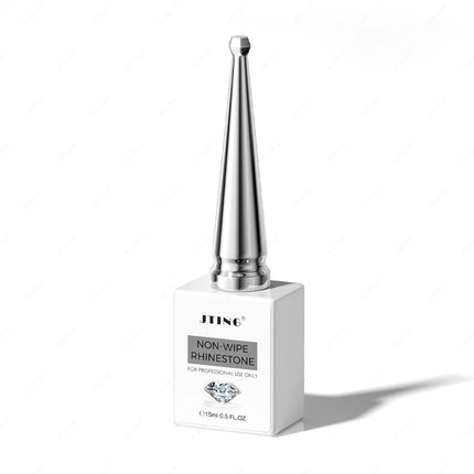 JTING 1pc 3D Nail Art Non Wipe Rhinestone Gel 15ml Clear Gel Polish Nails Salon Professional Products