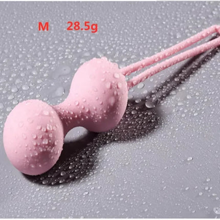 Cheap medical silicone Kegel ball sports tightener ball safety Benwa women's vaginal massager solid ball iron free