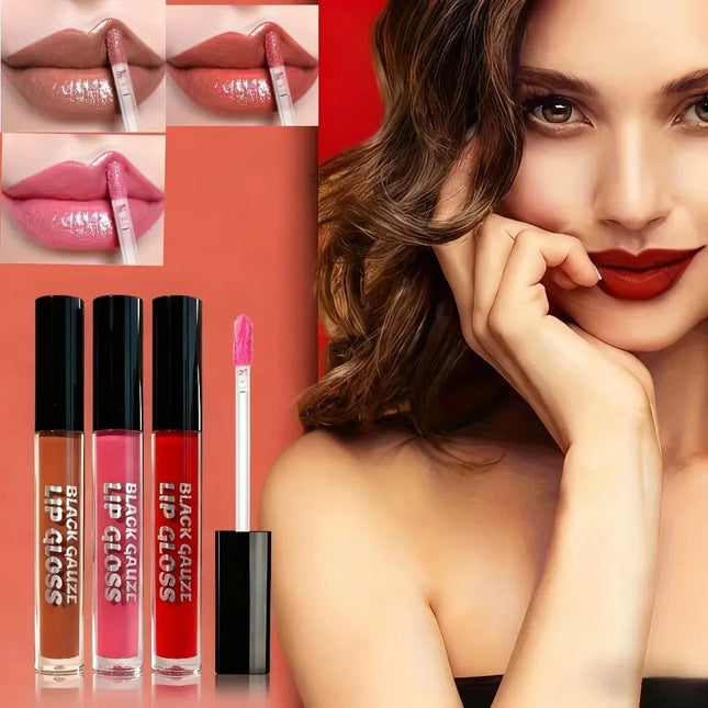Matte Liquid Lipstick Set 3 Colors Waterproof Long Lasting Non Sticky Vitamin E Enriched Multi Skin Lip Makeup Holiday Gift
