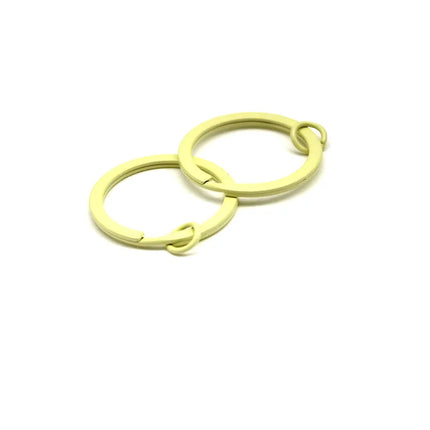 10-20pcs/Pack Colorful Key Ring Key Chain Accessories 30mm Round Split Keychain DIY Metal Key Holder Split Rings Wholesale