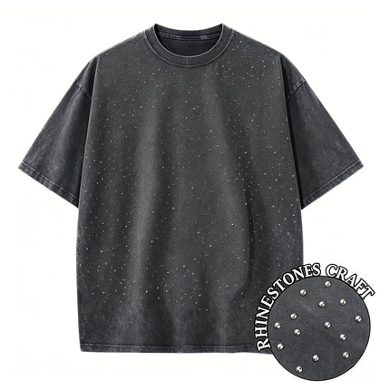 Men's Women Washed Vintage T-Shirts Street Hip Hop Retro Punk T Shirt Harajuku Casual Cotton Short Sleeve Couple TShirts Tees