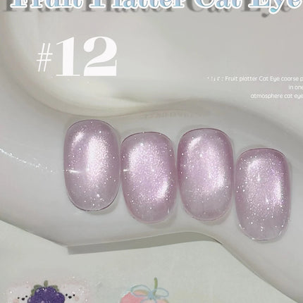 TC 12-Color Cat Eye Magnetic Gel Nail Polish 10ml Full Coverage Vernis Semi Permanent Super Gorgeous Nail Manicure Varnish Gel