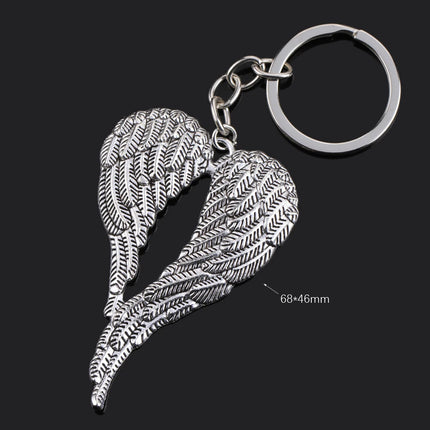 Fashion Animal Women Keychain Car Moon Cat Dog Love Heart Key Chain Friends Gift Jewelry Bag Pendant Wing Evil Eye Angel Turtles