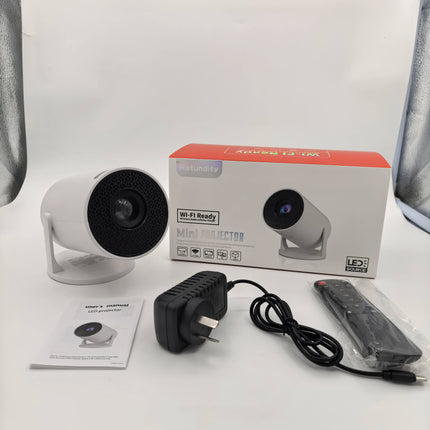 1pc Portable 1080P Projector HY300 270 Adjustable Angle Phone Laptop TV Box Compatible Speaker HDMI USB