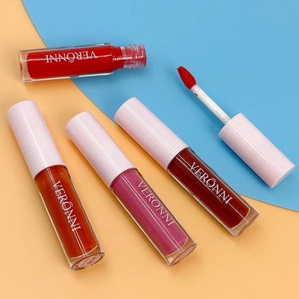 12 Color Non-stick cup Velvet Satin Gloss Lip glaze Mist Liquid matte lipstick Waterproof long-lasting color liquid