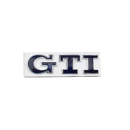 Metal GTI Logo Car Rear Trunk Emblem Side Sticker for Volkswagen VW Golf 4 5 6 7 8 Polo Jetta Tiguan Passat T-Roc MK2 MK5 MK7