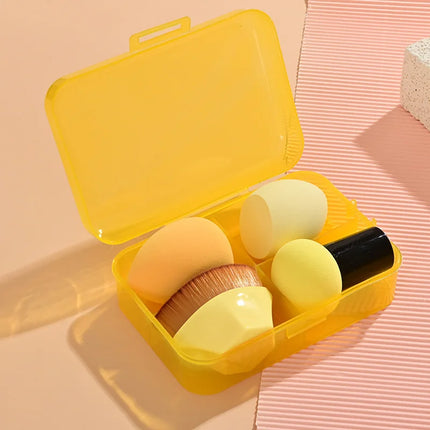 Magic Foundation Makeup Brush Set Soft Beauty Blender Gourd Shaped Makeup Sponge Loose Powder Brush Cosmetic Tools Kit