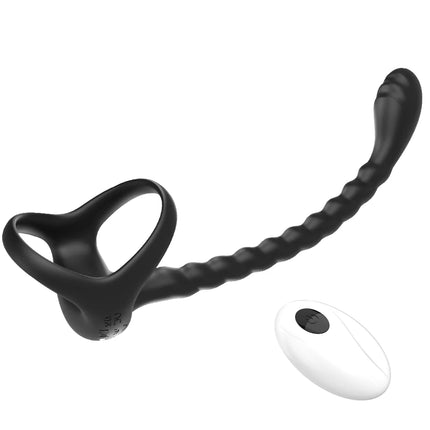 Prostate Massager Cock Ring Vibrators for Men Adult Sex Toy for Men Vibrating Cock Ring Stimulator Remote Control Anal Butt Plug