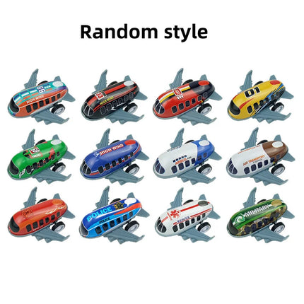 12pcs Alloy Racing Cars Model Toy Children Mini Iron Sheet Car Set Rebound Car Metal Alloy Cars Toys for Kids Boys Birthday Gift