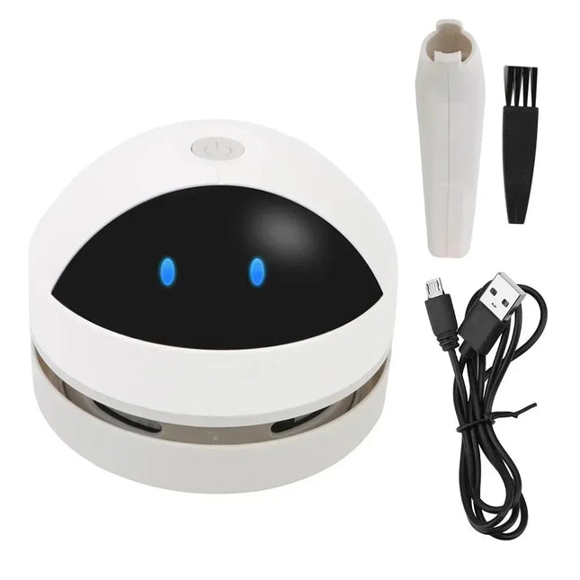 Table Vacuum Cleaner Mini Desktop Dust Vacuum With Detachable Nozzle USB Rechargeable Wireless Car Vacuum Cleaner Cleaning Tools