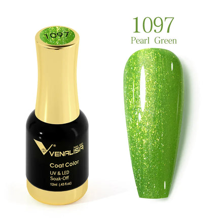 VENALISA 12ml Fabulous Pink Nails Crystal Lacquer CANNI Nail Art Glitter Pearl Diamonds Soak off Platinum UV LED Gel Nail Polish