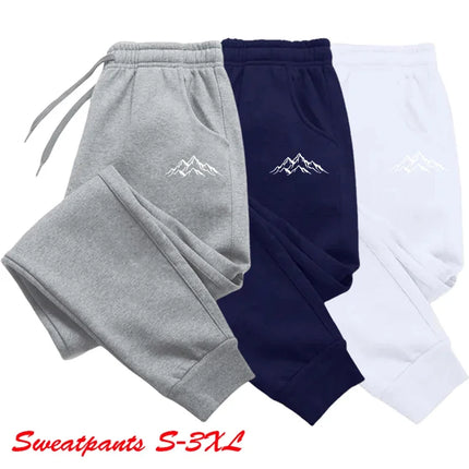 New style printed sport pants suitable for both men and women, luxurious long-distance running pants, casual fitness pants