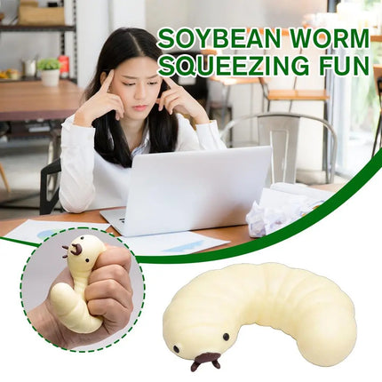 Animal Stress Relief Toy - Worm Funny Kneading Fidget Sensory Play Anxiety Relaxation For Children&Adult Toy