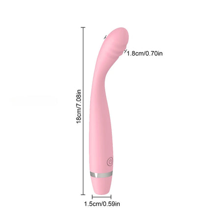 12 Speeds G-Spot Vibrator - Silicone Butt Plug Prostate Massager, USB Rechargeable Quiet Stimulator, Adult Sex Toy for Women