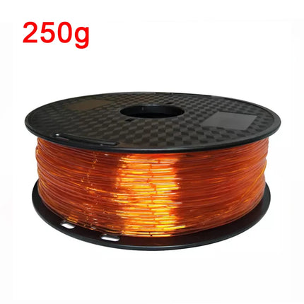 3D Printing Filament TPU Flexible Filaments TPU filament Plastic for 3D Printer 1.75mm Printing Materials white Black etc Colors