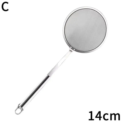 Fat Skimmer Spoon Steel Fine Mesh Skimmer Strainer Spoon For Removing Grease Fat And Foam Kitchen Fat Skimmer Spoon