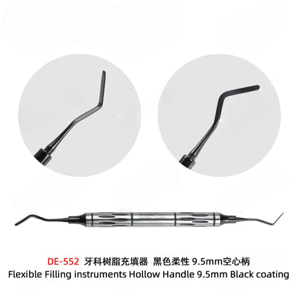Dental Resin Filling & Shaping Tool Set, Composite Restoration Instrument with Carver, Polisher & Placement Kit.