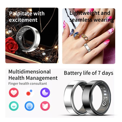2026 Smart Ring Bluetooth Call Heart Rate Blood Pressure Monitor 5ATM Waterproof Health Ring Men Women For Xiaomi Gift