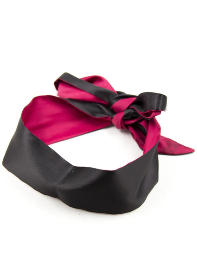 Sexy Lace Eye Mask Self Bondage Blindfold Handcuff Restraint Flogger Whip Costume Ecstasy Silk Satin Shade Cover Band Ribbon SM