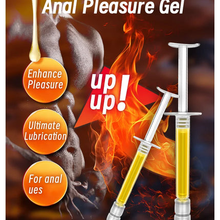 Anal Lubricant Orgasm for Gay Enhance Pleasure, Herbal-Infused Comfort Anal Lube for Couples, Non-Greasy Clean Formula