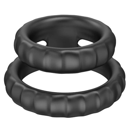 2 Types Silicone Cock Ring Scrotal Stretcher Delay Ejaculation Penis Ring Enlargement Male Chastity Device Sex Toys for Men