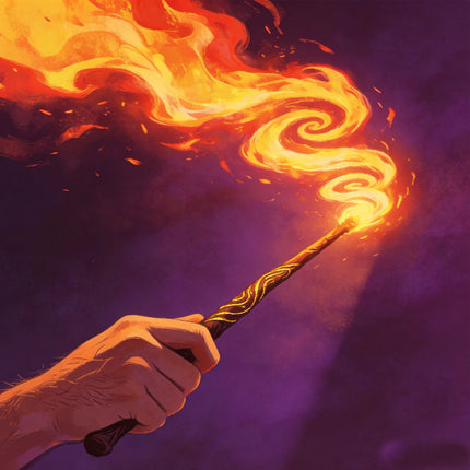 Cosplay Electronic Fire Magic Wand Tricks Flame Lighter  Device Props for Professional Magicians Accessories Magia Tool