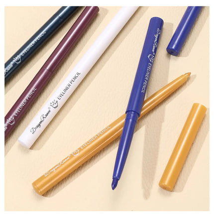 Eyeliner Pen Is Waterproof, Sweat-Proof, Does Not Smudge, Easy for Beginners to Use, Green, Purple, Black, Long-Lasting, Non-Fading Eyeliner Pen