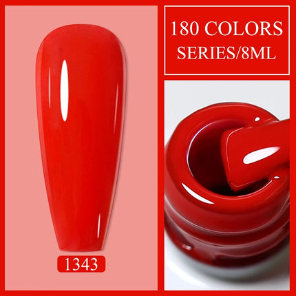Parkson 8ml HEMA TPO FREE Color Gel Nail Polish Nude Pink Red Green Collection Nail Gel Polish Glitter Soak Off UV LED Gel