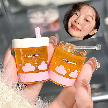 Cappuvini Cloudy Glow Temperature-changing Blush - Korean-inspired Gel Formula with Fine Shimmer for a Smooth, Radiant Finish