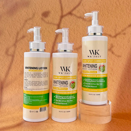 WK JALY Glow Booster Whitening Body Lotion, With Glutathione, Remove Dark Spots, Melanin, Even Skin Tone Cream for All Skin Type