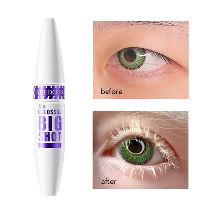 5D Volume Mascara Lasting Styling Waterproof Quick Dry WHITE Curling Lengthen Long Eyelash Silk Extension Cream Тушь Для Ресниц
