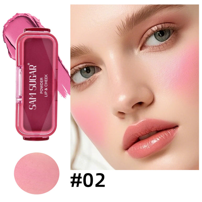 Natural Matte Blush Cream Long Lasting Waterproof Brightening Multi Use For Lips Face Cheeks Monochrome Nude