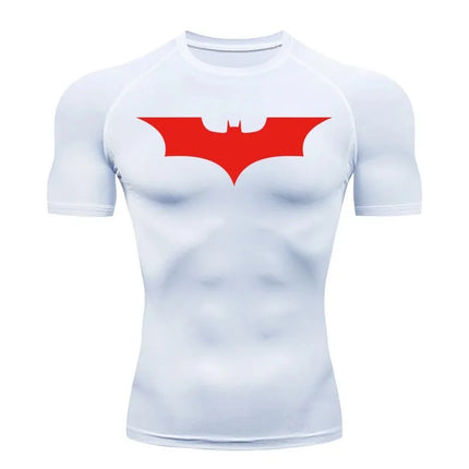 Compression T-Shirts for Men Summer Short Sleeve Rash Breathable Slim Fit Guard Gym Workout Running Athletic Quick Dry Tees Tops
