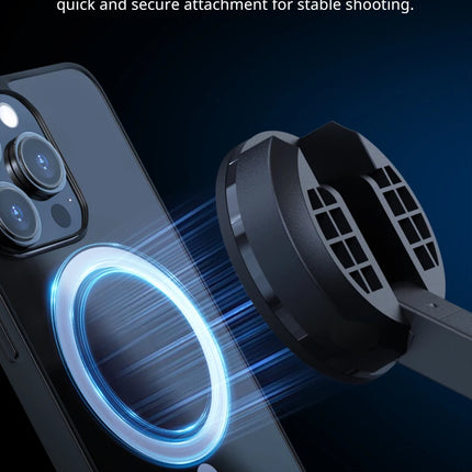 Ulanzi MT-84 Smartphone Tripod Quick Release Magnetic Support Magsafe Case Phone Come With Bluetooth Controler For iPhone 15  14