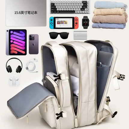 Travel Backpack 46x30x20 Cabin Waterproof Y2k Bags Carryon For Laptop 15.6 Inch High Quality Ryanair With USB Charging Sports