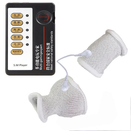 Electro Shock Therapy Conductive Elastic Penis Ring,Electric Play Cock And Ball Stretcher,E-stim Bdsm Toy,Men Electro Stimulator