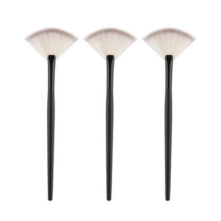 Professional Handmade Makeup Brushes Soft Saibikoho Goat Hair Small Fan Highlighter Eye Shadow Brush Ebony Handle Make Up Brush